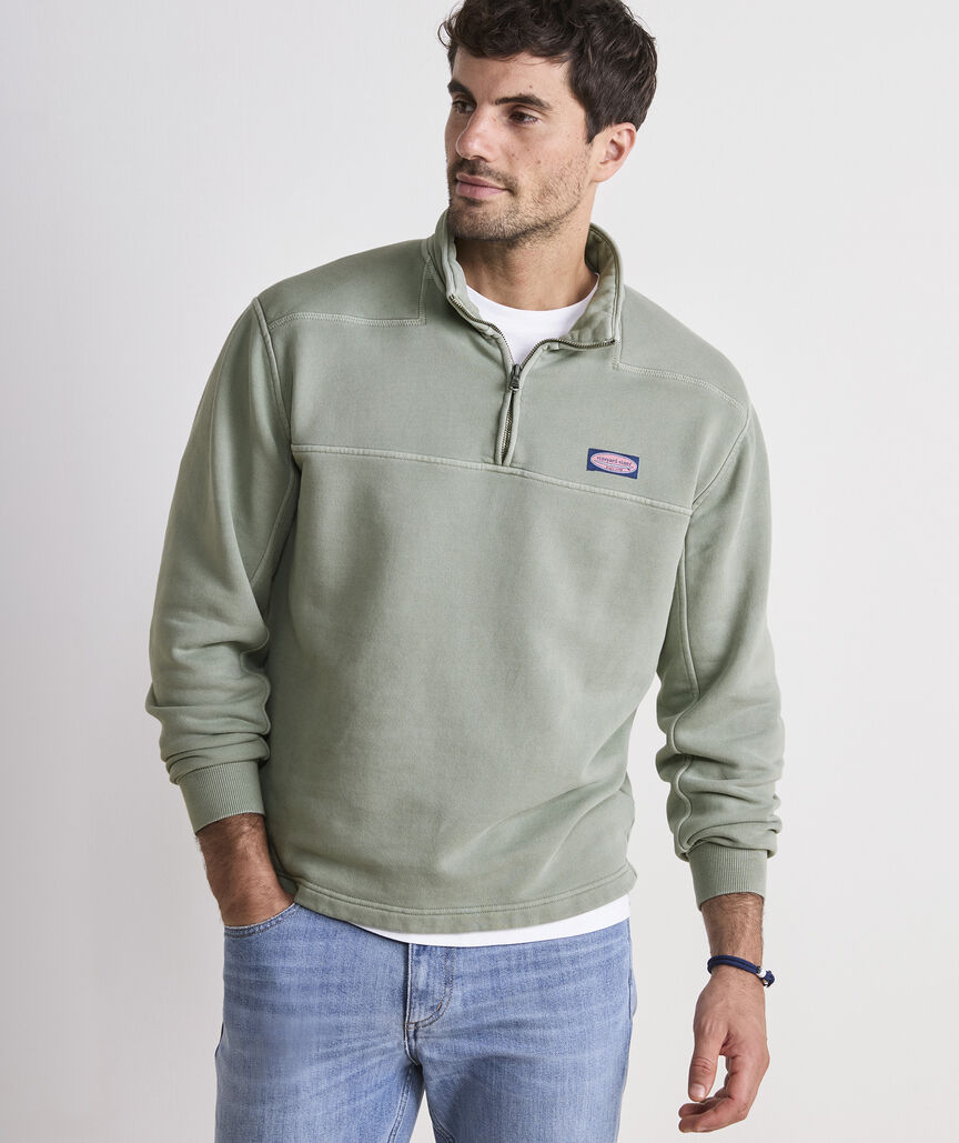 (取寄) ヴィンヤードヴァインズ メンズ ボートハウス ティップ クォーター-ジップ セーター Vineyard Vines men Boathouse Tipped Quarter-zip Sweater Light Gray Heather 取寄) ヴィンヤードヴァインズ メンズ ボートハウス ティップ